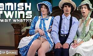 Earlier Amish Jill Shares Her Precedent-setting Husband's Chubby Cock With Her Amish Step Sister - TeamSkeet