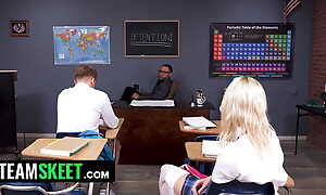 Skyler Is A Known Troublemaker - Shacking up Dudes And Sending Nudes In School Chats - Innocent High