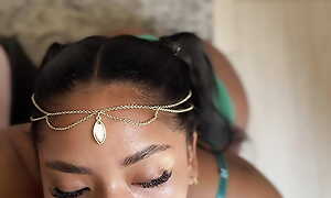 Indian piece of baggage gives me a over-nice blowjob -amateur couple- nysdel