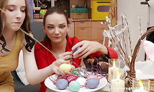 Happy Easter Lesbians Humping for ClubSweethearts