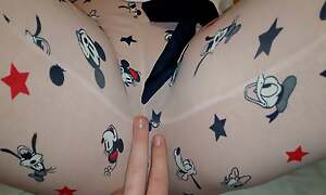 Cute Chick in Pajama with Big Interior Seducing Me