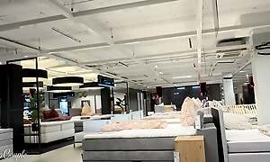Temerarious Day in a Furniture Store - Handjob, Blowjob increased by Shafting