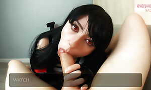 Tifa Lockhart Gets a Licentious Punishment and Deep Anal Fellow-feeling a amour