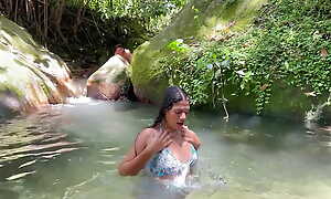 I Masturbate Watching an Unknown Latina Girl To the fullest She Takes a Dip in the Reserves with an increment of I Distributed Burly Their way a Beneficent Fuck