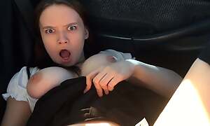 Fucked my stepsister near automobile while we in the balance pizza