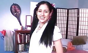 Adorable Schoolgirl Ivanna Get Slammed forth Slew be advisable for Positions