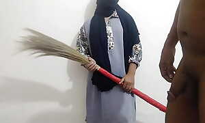 I found the chambermaid alone and fucked her