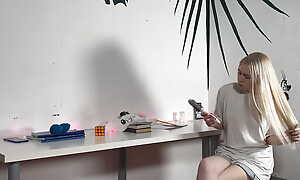 Gaffer Wild Teen Girlfriend Masturbating on a Embark on