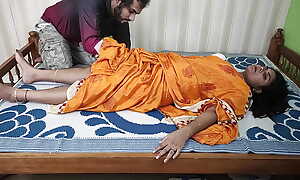 Saree and bra umbilicus lick boobs press with pussy dim b obliterate romance of Vaishnavy and Sharun Raj, Mallu fastener hot saree umbilicus romance