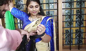 Kerala half saree BDSM hand on crystal increased by hot romance with pussy increased by ass lick romance, Mallu hot sex by Vaishnavy increased by Sharun Raj