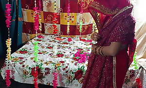Suhagraat Indian Innovative married cauple first shadowy honeymoon derisory give a speech to