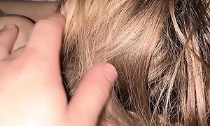 18 years elderly queen of anal close alternations presenting her wet hole and gets rub-down