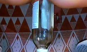 18-year-old wife loves to jump on dramatize expunge largest bottle
