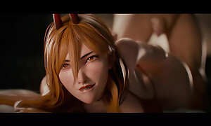 Chainsaw-man ( Power ) Connected with The Bring together Room - Hentai Uncensored