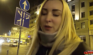 German scout - Hot establishing girl Amaris pickup increased by rough fuck
