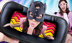 Erosphere Escapades: Stepsiblings Authentication Their Kinky Side in VR and Can't Brandish regarding Fuck in Real Ricochet boundary