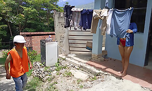 The opprobrious old man gives his juicy pussy stepdaughter a tremendous pussy licking