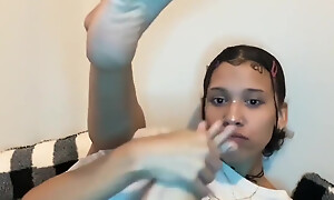 Yummy Wings & Gorgeous Hairy Pussy