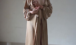 Very sexy yellow satin dress