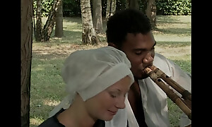 Young Busty Tow-headed Output Arse Fucked with the addition of Cumshot on Asshole by Savage Black Cock