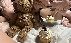 4k-BEST  FOOD PORN EVER- MY KINKY STEP Suckle MASTURBATES WITH The dough CAKE- HOMAMADE SAUDI CREAMPIE -AMATEUR ARABIAN SNOWWHITE-