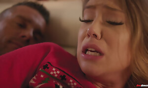 Teen Avery Cristy Loves Step Dads Hung Holiday Frosting