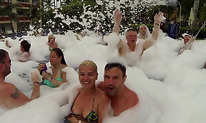 Just married couple enjoys in their honeymoon hither a bunch be proper of sex distraction - 3 scenes in 1