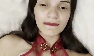 Latina Dresses all round as a Ogre and Fucks Her Dildo Moaning Hot
