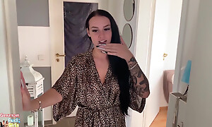 Despondent Sinister Haired Gets Creampie From Neighbor