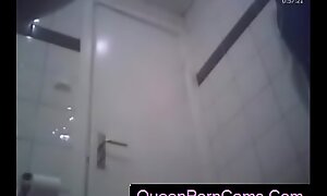 Tow-haired amateurish teen powder-room pussy ass hidden eavesdrop livecam voyeur 7 - QueenPornCams porn video
