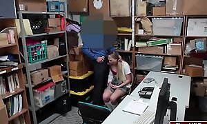 Teen evil-smelling shoplifting and gets fucked