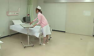 Japanese nurse creampied at one's disposal hospital bed!