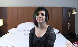 Emo Kate lets a exotic breed her inseparable pussy in a hotel room.