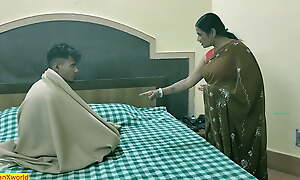 Indian Bengali stepmom has hot imprecise making love with teen stepson! With clear audio