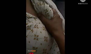 Indian wholesale fondles Her Hot knockers together with nipples with Hindi audio