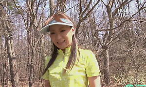 Japanese teen learns far act golf and light of one's life the tutor at the end of each golf lesson. Amateur Sex