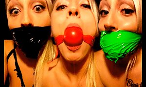 Kinky Blonde Amateur Gagged With Panties, Th dansant Making whoopee And Mains Tape In Homemade Making whoopee Talk Flick
