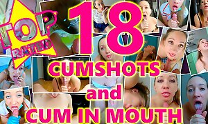 Give someone a thrashing of Dilettante Cum Beside Indiscretion Compilation! Huge Multiple Cumshots and Oral Creampies! Vol. 1