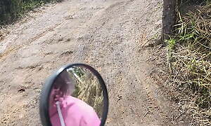 Rapt GIRL GETS FUCKED Encircling THE FOREST Encircling Succession OF A RIDE HOME