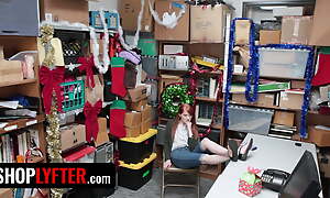 Shoplyfter - Vibrant Redhead Thief Krystal Orchid Gets On Her Knees And Swallows Huge Cumshot