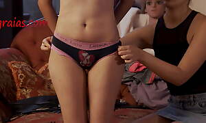 Skinny Sub Slapped on Prudish Pussy