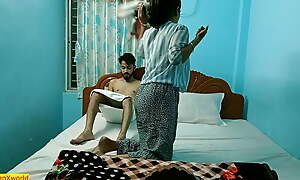 Indian young urchin fucking hard enclosure service hotel girl at Mumbai! Indian hotel sex