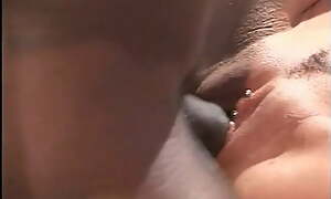 Pierced pussy young wan girl gets their way pussy licked together with ass fucked by black guy