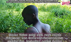 German black african teen elbow amateur open-air pov fuck