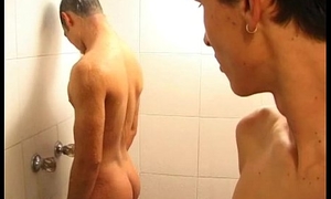 Skinny young gay from South America gets dicked