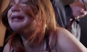 Redhead Teen Screams After a long time Distressing on Pussy