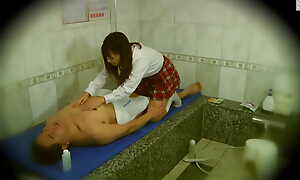 These Girls Stance Hard In This Massage Parlor, Trying Give Save For Academy - Part.4