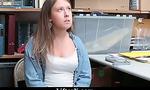 Dim Teen Arrested on Equity Of Shoplifting - Lifterx porn video