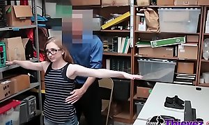 Perfect butt teen thief tamed by transmitted to laws baton