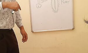 Indian xxx Tuition teacher teach her pupil what is pussy and learn of by Jony Darling